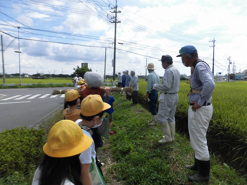 山田の なぁ かの 一本足の かかし 半田市立有脇小学校
